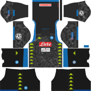 SSC Napoli DLS UCL Badge Away Kit